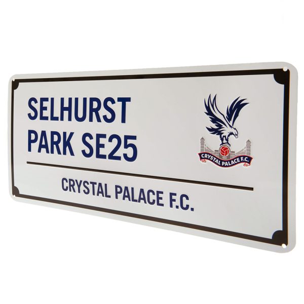 Crystal Palace FC Blue Text Street Sign - Image 3