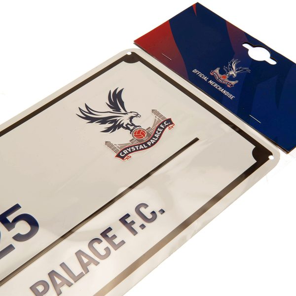 Crystal Palace FC Blue Text Street Sign - Image 4