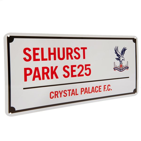 Crystal Palace FC Red Text Street Sign - Image 2