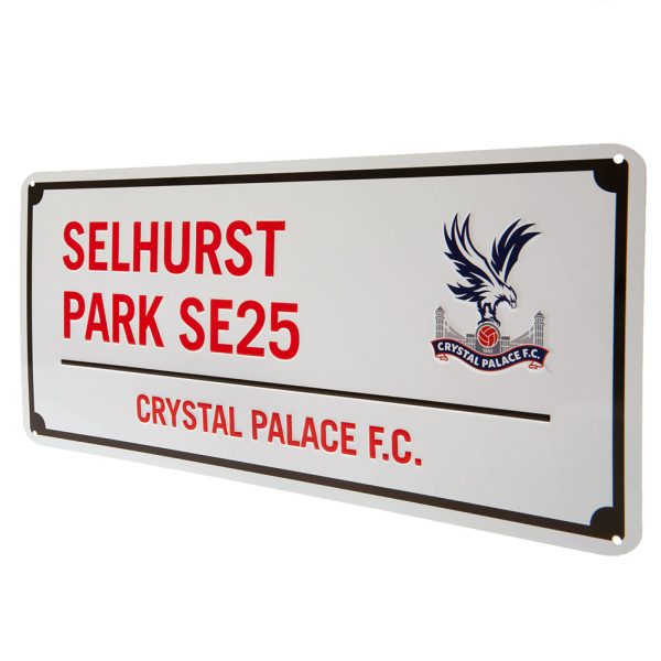 Crystal Palace FC Red Text Street Sign - Image 3