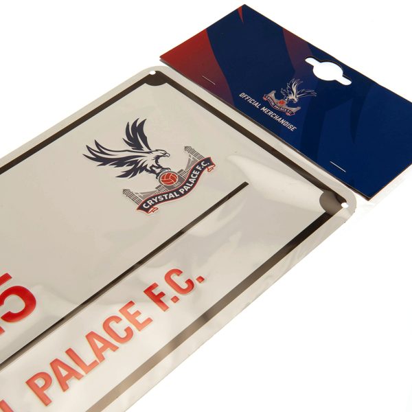Crystal Palace FC Red Text Street Sign - Image 4