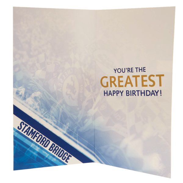 Chelsea FC No. 1 Dad Birthday Card - Image 3