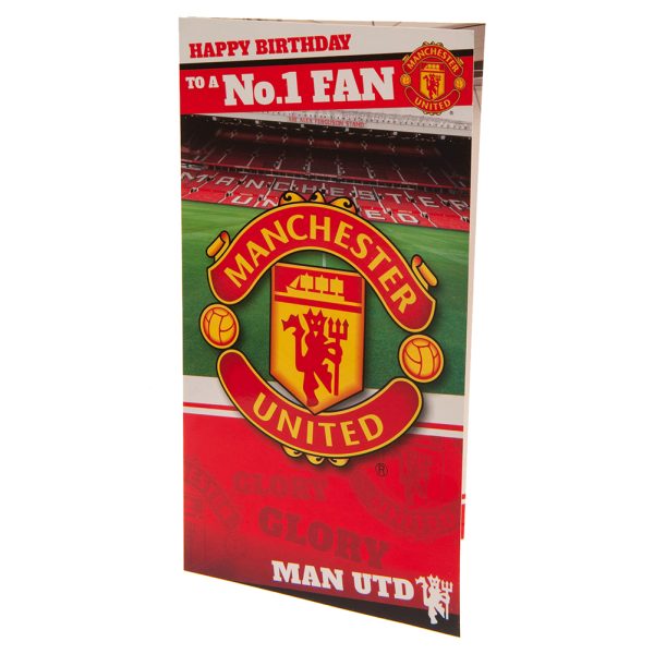 Manchester United FC No. 1 Fan Birthday Card - Image 2