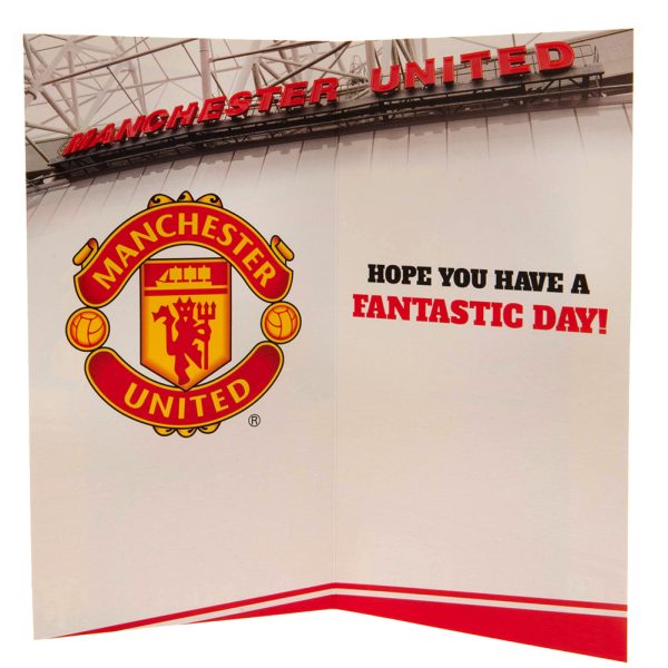 Manchester United FC No. 1 Fan Birthday Card - Image 3