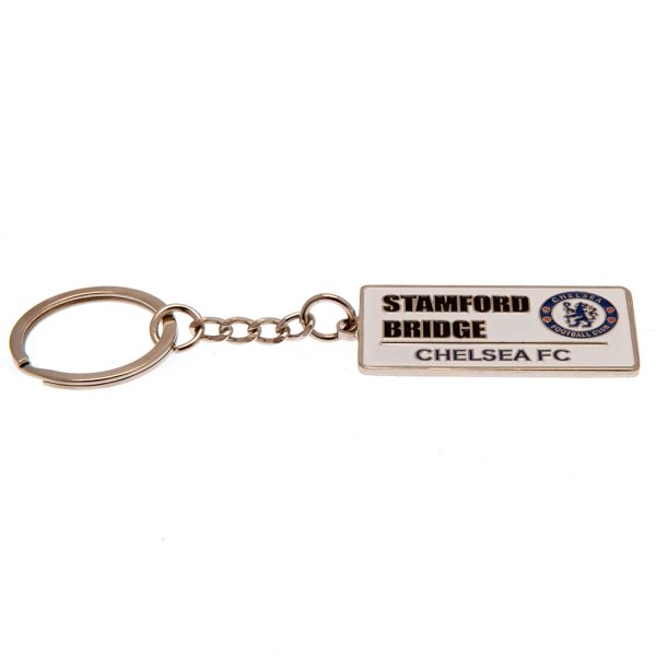 Chelsea FC Embossed Street Sign Keyring - Image 2