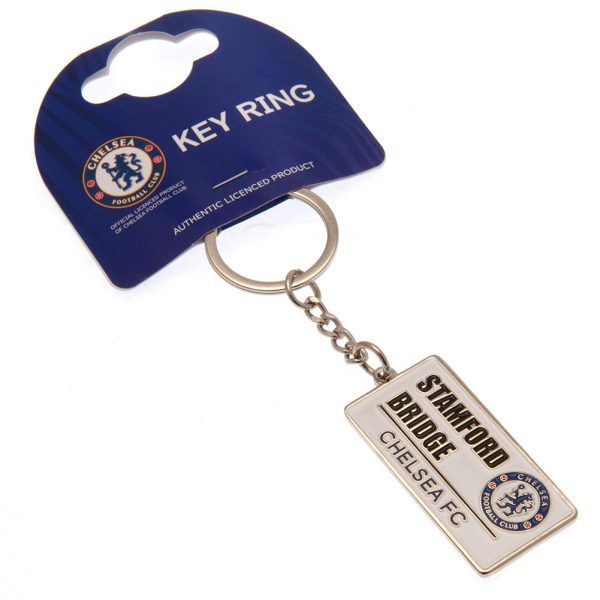 Chelsea FC Embossed Street Sign Keyring - Image 3
