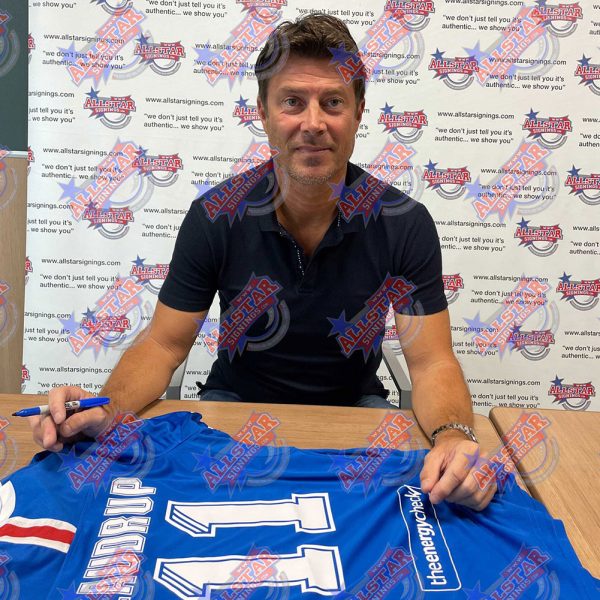 Rangers FC Laudrup Signed Shirt (Framed) - Image 2