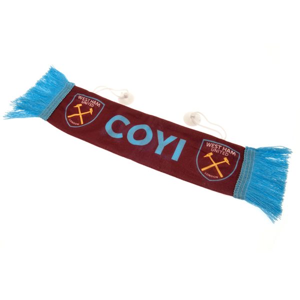 West Ham United FC Mini Car Scarf - Image 2