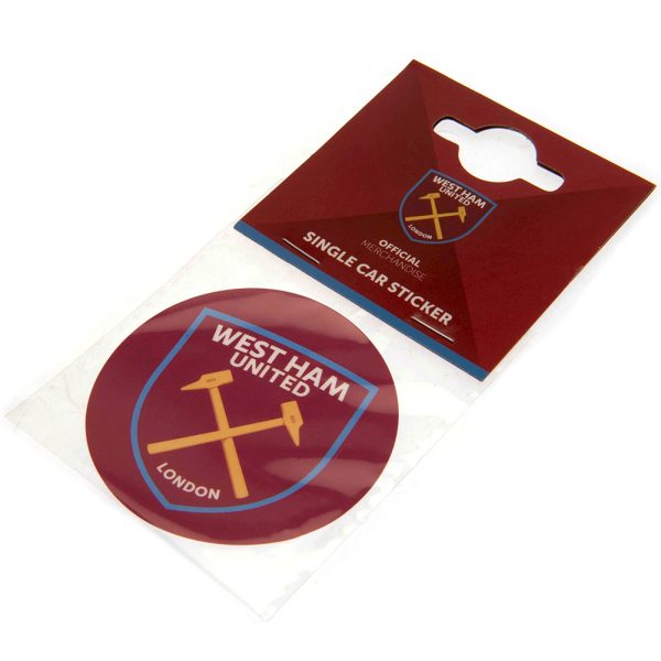 West Ham United FC Crest Car Sticker - Image 3