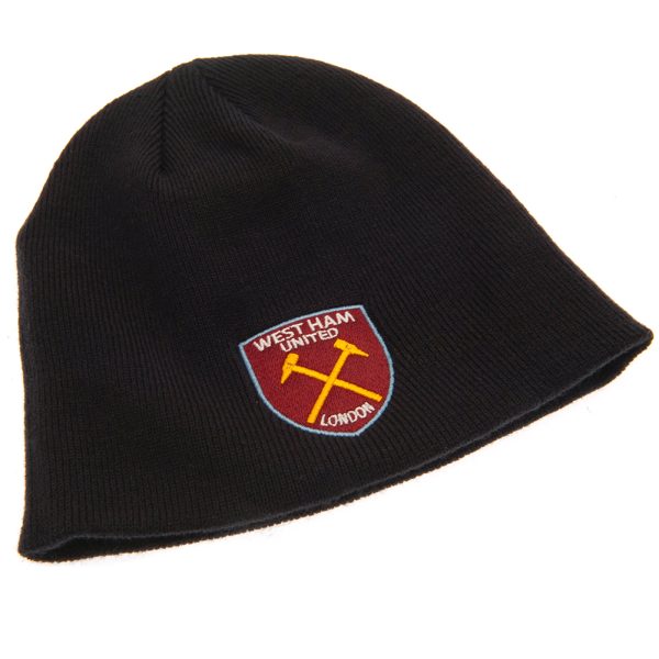 West Ham United FC Navy Beanie - Image 2