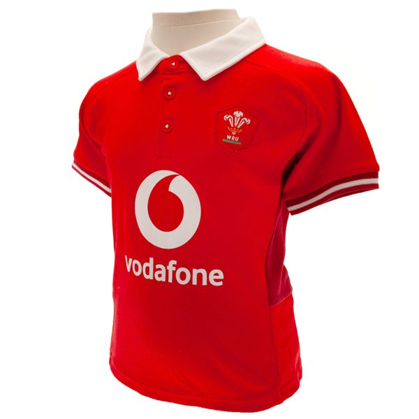 Wales RU Shirt & Short Set 3/6 mths SP - Image 2