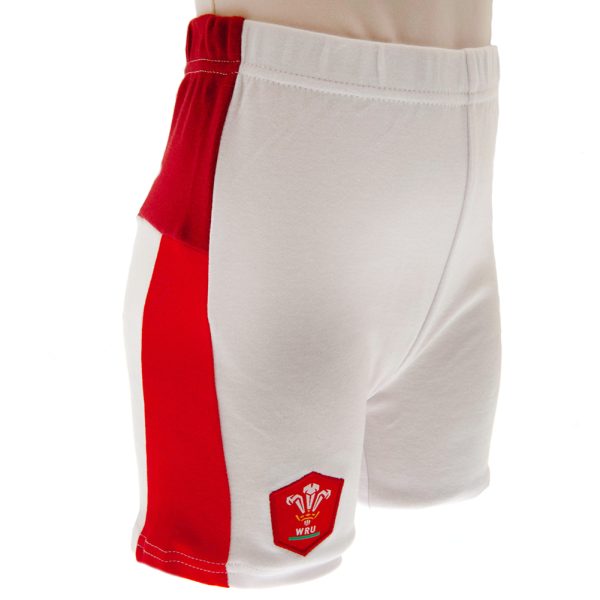 Wales RU Shirt & Short Set 3/6 mths SP - Image 3