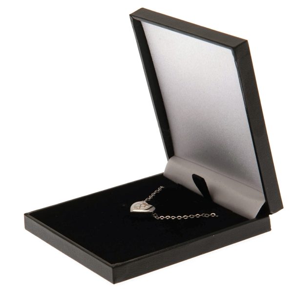 West Ham United FC Stainless Steel Heart Necklace - Image 3