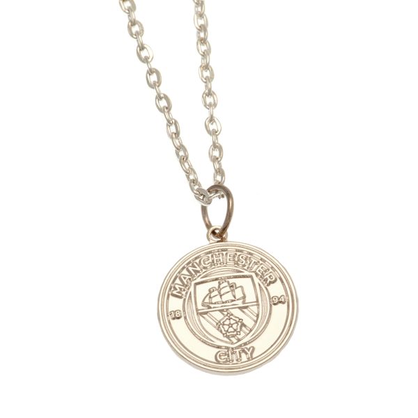 Manchester City FC Silver Plated Boxed Pendant - Image 2