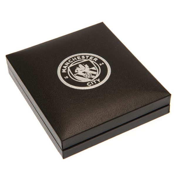 Manchester City FC Silver Plated Boxed Pendant - Image 4