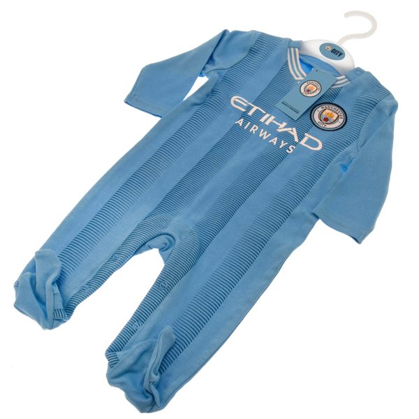 Manchester City FC Sleepsuit 6/9 mths ES - Image 4