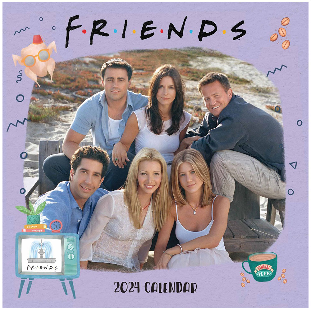 TM 03130 Friends Square Calendar 2024 