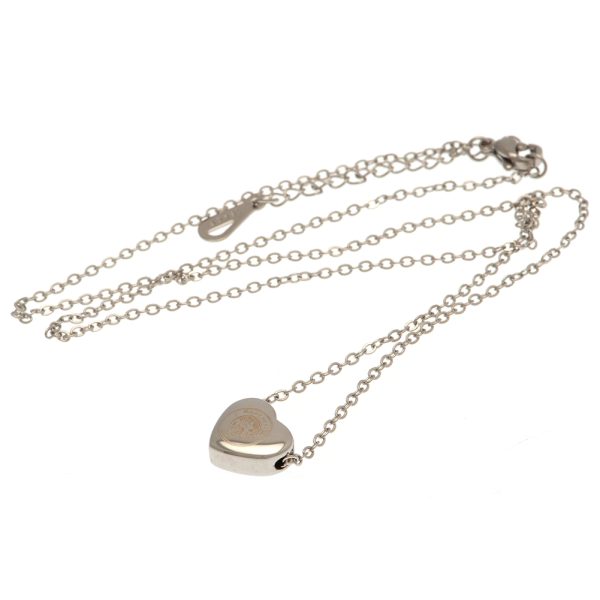 Manchester City FC Stainless Steel Heart Necklace - Image 2