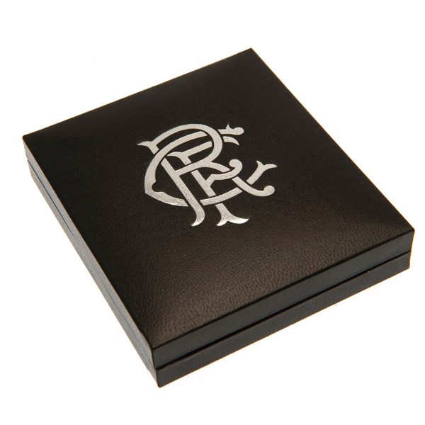 Rangers FC Stainless Steel Heart Necklace - Image 4