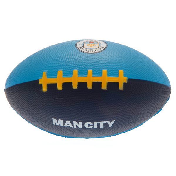 Manchester City FC Mini Foam American Football - Image 3