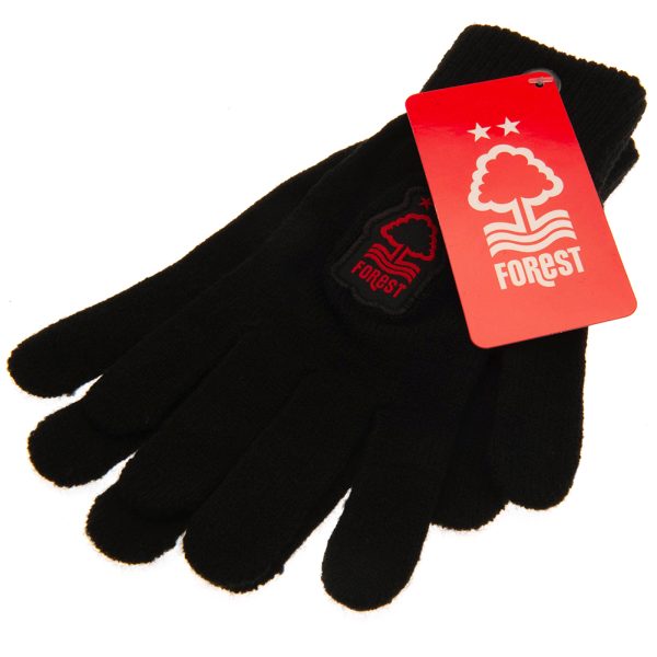 Nottingham Forest FC Knitted Gloves Junior - Image 3