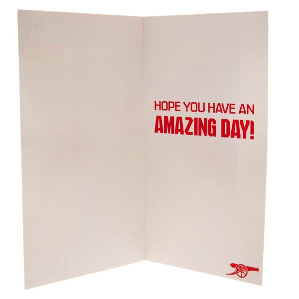 Arsenal FC Retro Shirt Birthday Card - Image 3