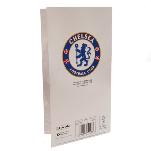 Chelsea FC Retro Shirt Birthday Card - Image 4
