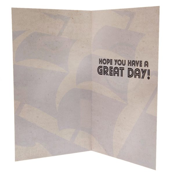Manchester City FC Retro Shirt Birthday Card - Image 3