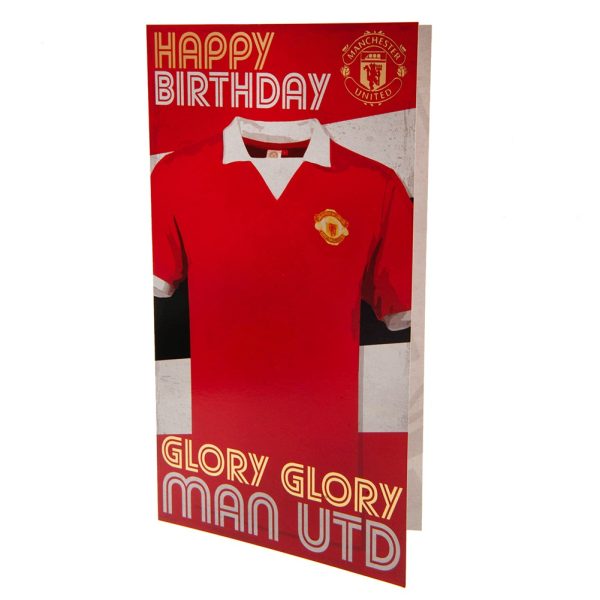 Manchester United FC Retro Shirt Birthday Card - Image 2