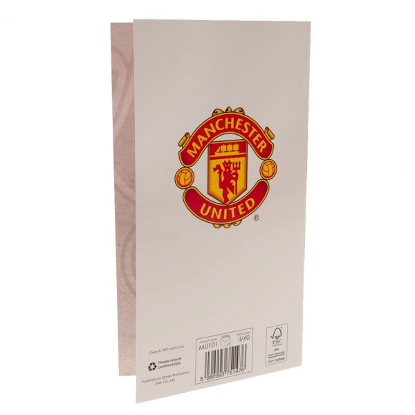Manchester United FC Retro Shirt Birthday Card - Image 4