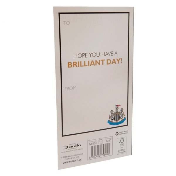 Newcastle United FC Crest Birthday Card - Image 4