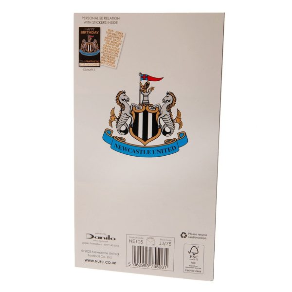 Newcastle United FC Personalised Birthday Card - Image 5