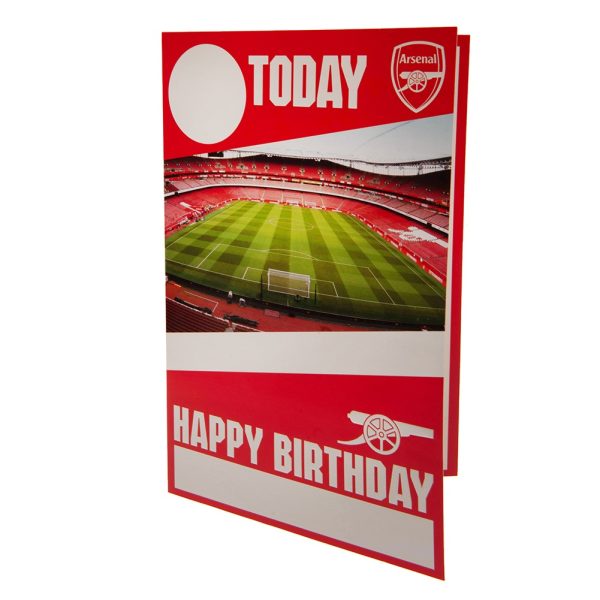 Arsenal FC Birthday Card With Stickers - Image 2
