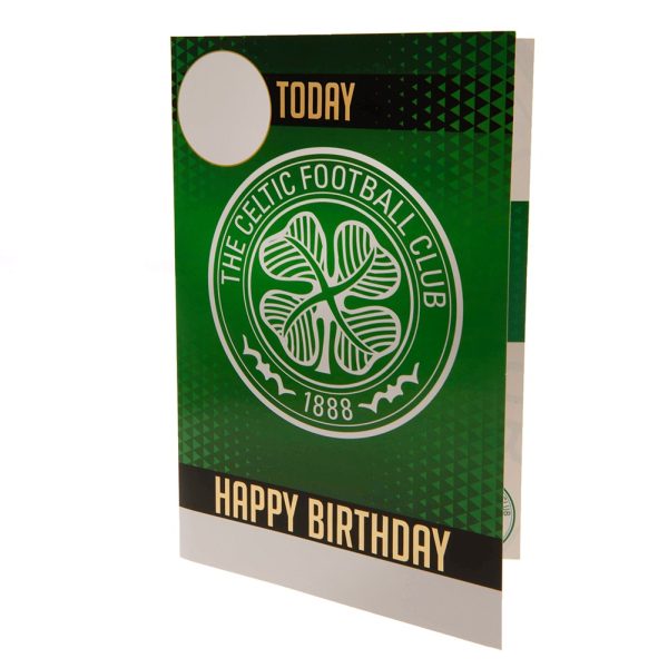 Celtic FC Birthday Card With Stickers - Image 2