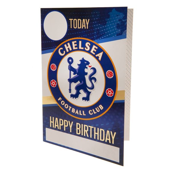 Chelsea FC Birthday Card With Stickers - Image 2