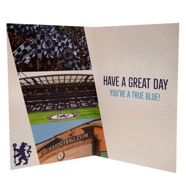 Chelsea FC Birthday Card With Stickers - Image 3