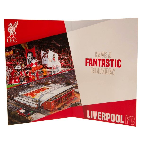 Liverpool FC Birthday Card With Stickers - Image 3