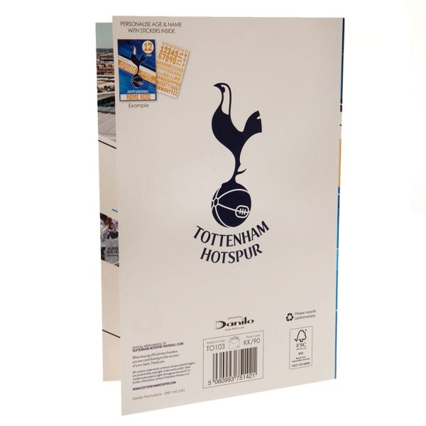 Tottenham Hotspur FC Birthday Card With Stickers - Image 5