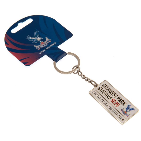 Crystal Palace FC Embossed Street Sign Keyring - Image 3