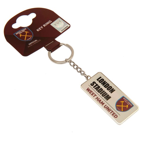 West Ham United FC Street Sign Keyring - Image 3