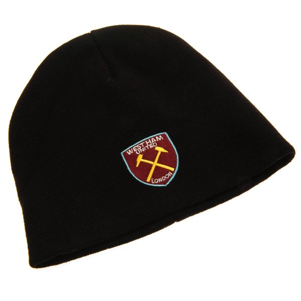 West Ham United FC Black Beanie - Image 2
