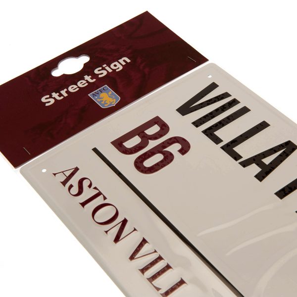 Aston Villa FC White Street Sign - Image 4