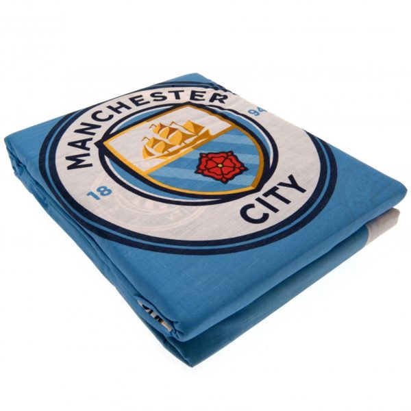 Manchester City FC Pulse Double Duvet Set - Image 2