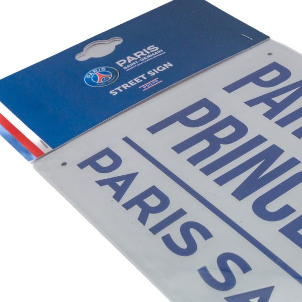 Paris Saint Germain FC White Street Sign - Image 4