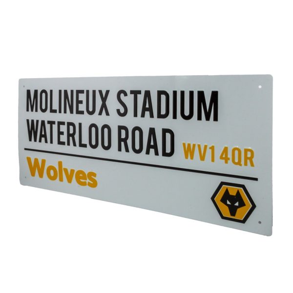 Wolverhampton Wanderers FC White Street Sign - Image 3