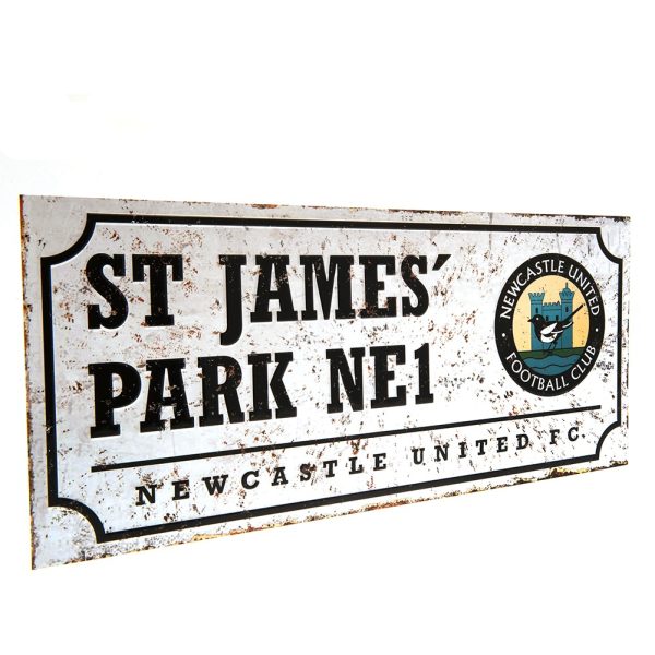 Newcastle United FC Retro Street Sign - Image 2