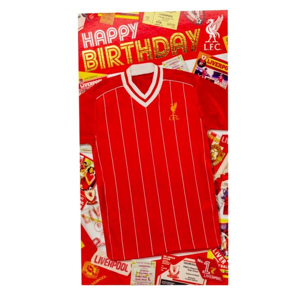 Liverpool FC Retro Shirt Birthday Card - Image 4