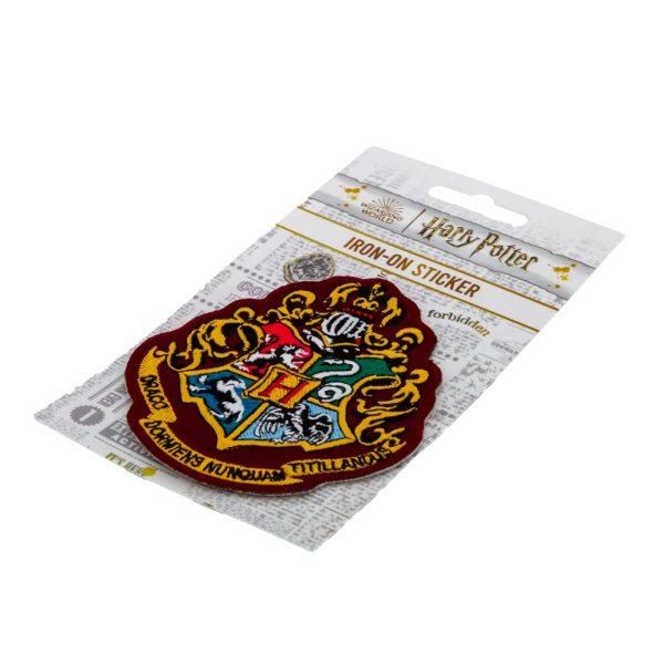 Harry Potter Iron-On Patch Hogwarts Crest - Image 3