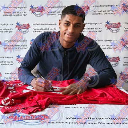 Manchester United FC Bruno Fernandes & Rashford Signed Shirts (D - Image 3