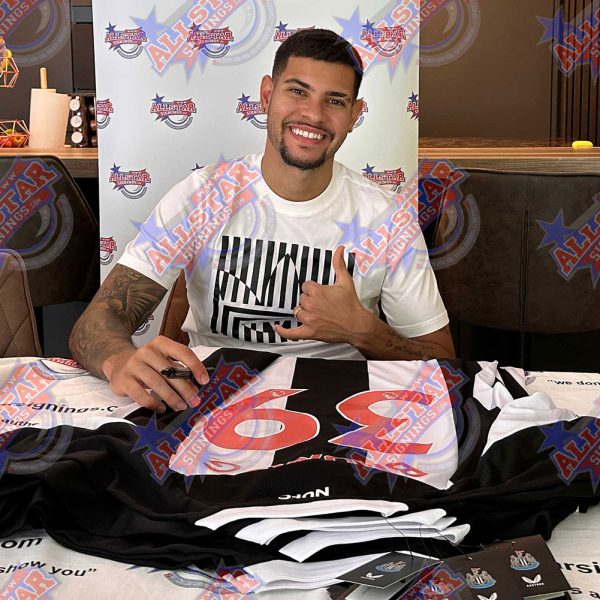 Newcastle United FC Bruno Guimaraes & Joelinton Signed Shirts (D - Image 3